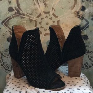 Lucky Brand Open Toe Booties